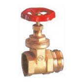 Saracinesca in ottone attacco F gas ISO 228 - M UNI 810 1” 1/2 x DN 45