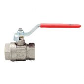 Valvola a sfera Ideal passaggio totale leva piatta lucch. 1"1/4 DN32 30 bar/435 psi