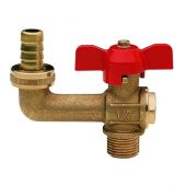 Rubinetto portagomma a sfera per giardino 3/4" DN 20