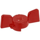Farfalla alluminio rossa per valvole e rubinetti Bugatti 1/2"
