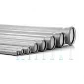 Tubo di scarico HTEM 1 Bicchiere PP3 Valsir 32x150mm