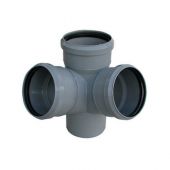 Braga a scagno angolazione doppia HTED Valsir 110/110/110 67°30'mm