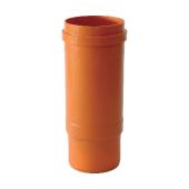 Giunto di dilatazione in PVC rosso con guarnizione al labbro 160mm per tubi di scarico