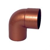 Curva 90° x 80mm rame antico per tubi di scarico pluviale