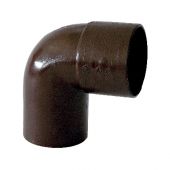 Curva 87.30° x 80mm marrone per tubi di scarico pluviale
