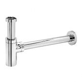 Sifone di scarico telescopico a bottiglia Bob 1"1/4 cromo