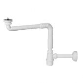 Sifone in PP "Crea spazio" a bottiglia per lavabo senza piletta 1"1/4 - uscita 32mm
