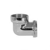 Raccordo 90° cromato 1"1/4 x 32mm per cannette sottolavabo