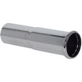 Prolunga per tubo in ottone cromata lunga con OR 30mm