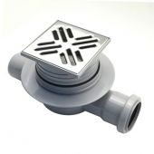 Sifoide pavimento in abs 2 entrate 105x40mm