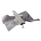 Set doccia a pavimento "Skipper I" con griglia e foglio Tea 700x50mm