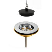 Piletta gattinara per lavello senza codolo per foro 45mm - 1"1/4