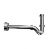Sifone ad S Royal in abs senza piletta per lavabo 1"1/4x32x250mm