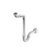 Sifone con braccio flessibile per lavabi reclinabili 1" 1/4 x 32mm