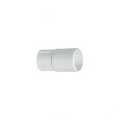 Imbuto in abs bianco 26x32mm