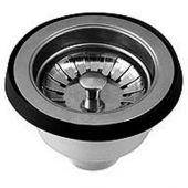 Piletta Basket in PVC bianca per lavelli 1"1/2 x 90mm