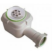 Pozzetto sifoide in PVC bianco Splash per doccia 1"1/2 x 80mm
