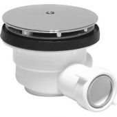 Piletta per piatto doccia in PVC 120mm con foro grande 90mm