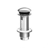 Piletta per sifoni in abs con tappo click-clack in inox