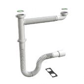 Sifone flessibile per lavello cucina Flexybon 1"1/2