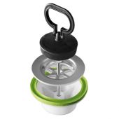 Piletta Simplex con tappo maniglia Bonomini 1"1/4 x66mm