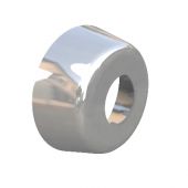Rosone alto in abs cromato 80/32mm