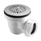 Piletta sifonata con griglia inox 60mm per piatto doccia