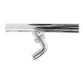 Canotto cromato per scarico lavatrice 30x300mm