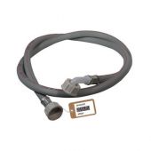 Tubo di carico per lavatrice con curva 1,50m f-brico
