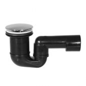 Piletta per doccia con sifone snodato PEHD e coperchio in abs coperchio 80mm