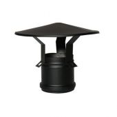 Terminale in acciaio verniciato per stufe a pellet 130mm