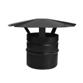 Terminale in acciaio verniciato per stufe a pellet attacco maschio 140mm