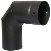 Curva porcellanata 90° per stufe a legna 160mm