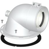 Curva di partenza coassiale MF DN 60/100mm CP5 per caldaie a condensazione