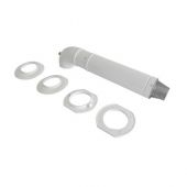 Kit telescopico per caldaie convenzionali e scaldini Junkers Bosch 60/100mm
