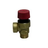 Valvola di sicurezza ordinaria MF 1/2" x 3 bar