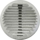 Griglia di aerazione tonda in metallo con molle e rete 80-140mm inox 430