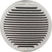 Griglia di aerazione tonda da sovrapporre in metallo con rete 230mm inox