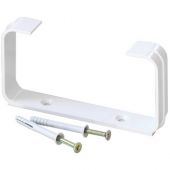 Staffe fermatubo rettangolare con viti e tasselli per griglie di aerazione 120x60mm