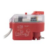 Servocomando elettrico con sblocco per valvole di zona a sfera 230V x 25 sec