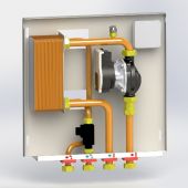 Modulo produzione acs istantanea MX125/ACS 12 lt/min
