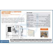 Modulo interfaccia caldaia termoprodotto e produzione acs MX135/2 mini 30Kw 12lt/min