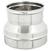 Riduzione inox per canne fumarie M 80mm x F 60mm