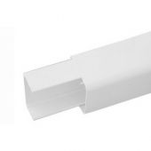 Canalina pvc con base e coperchio per impianti di climatizzazione 110x75mm x 2m