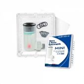 Kit sifone a secco con scarico orizzontale mini mm 154 x 174 x 58mm