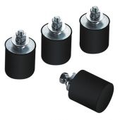 Kit antivibranti a pavimento per impianti di climatizzazione 40x40mm
