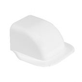 Curva a muro per impianti di climatizzazione 65x50mm