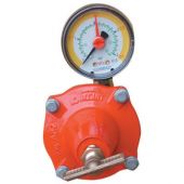 Regolatore per gas gpl di alta pressione con manometro APZ12 kg/h12-18