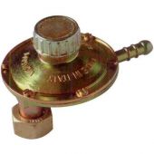 Regolatore per gas con tartaura regolabile attacco verticale 1 kg/h