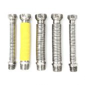 Kit flessibili inox estensibili per caldaie a gas 150/300mm 5 pz 